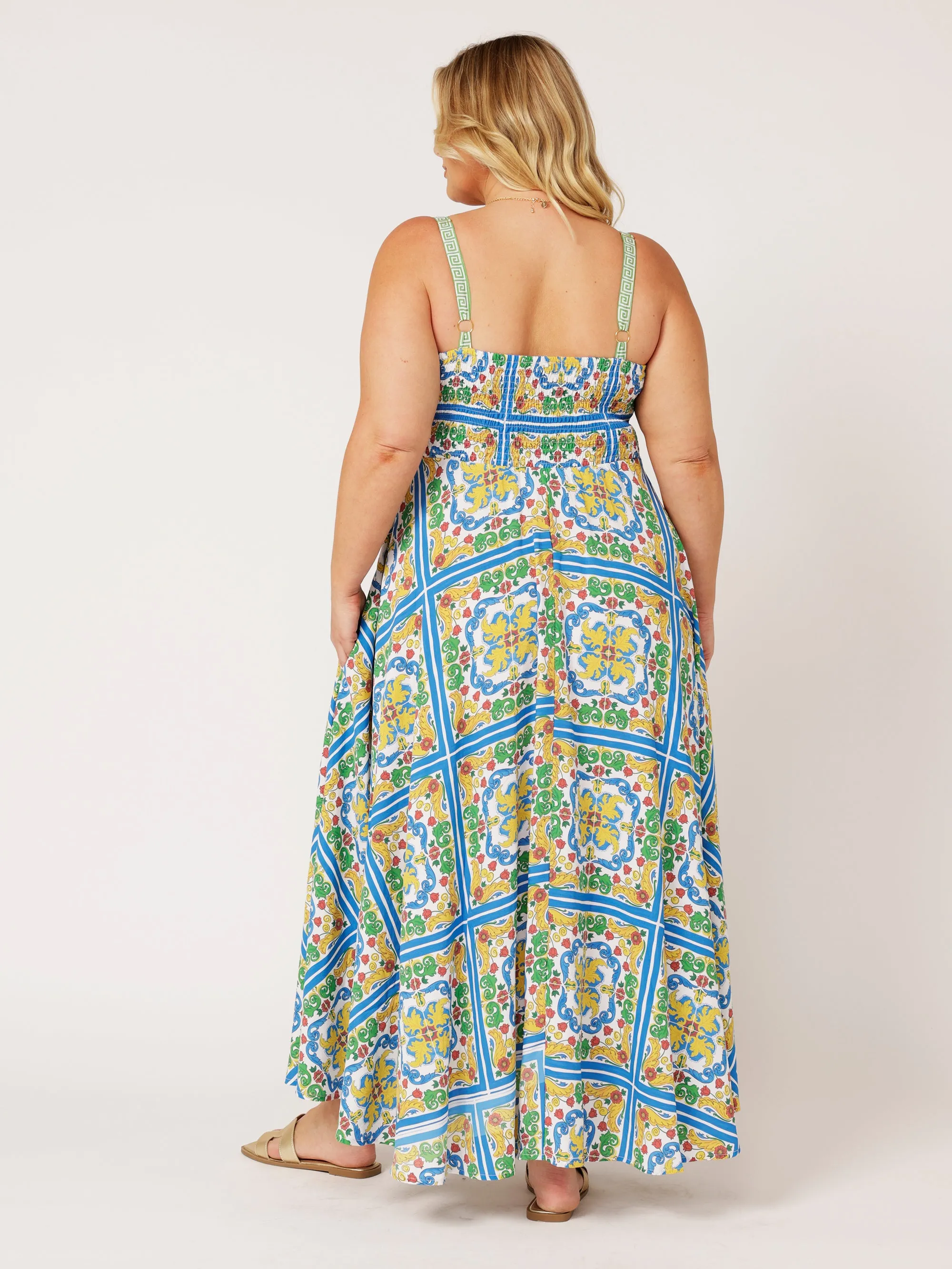 Positano Dress | Sicilian Blue