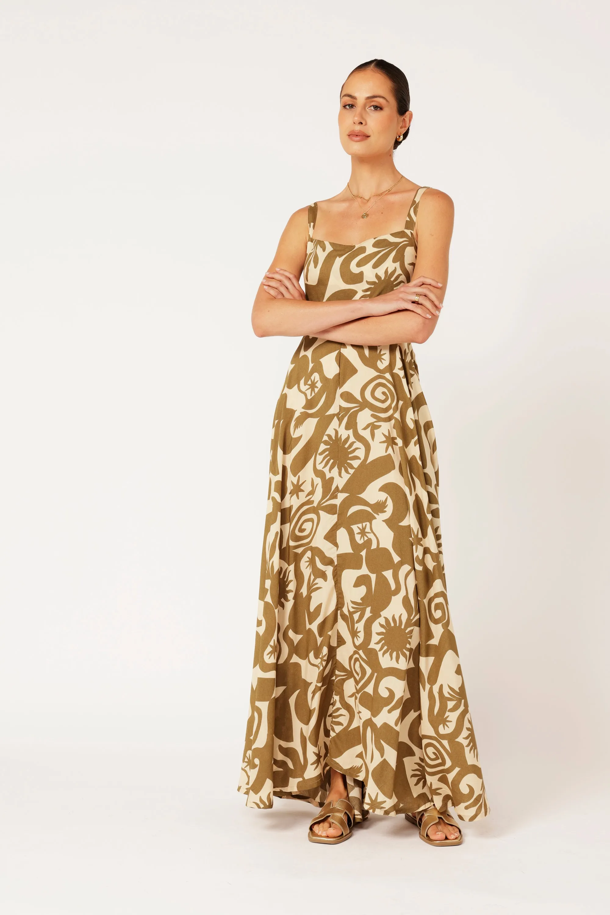 Positano Dress | Soleil Khaki