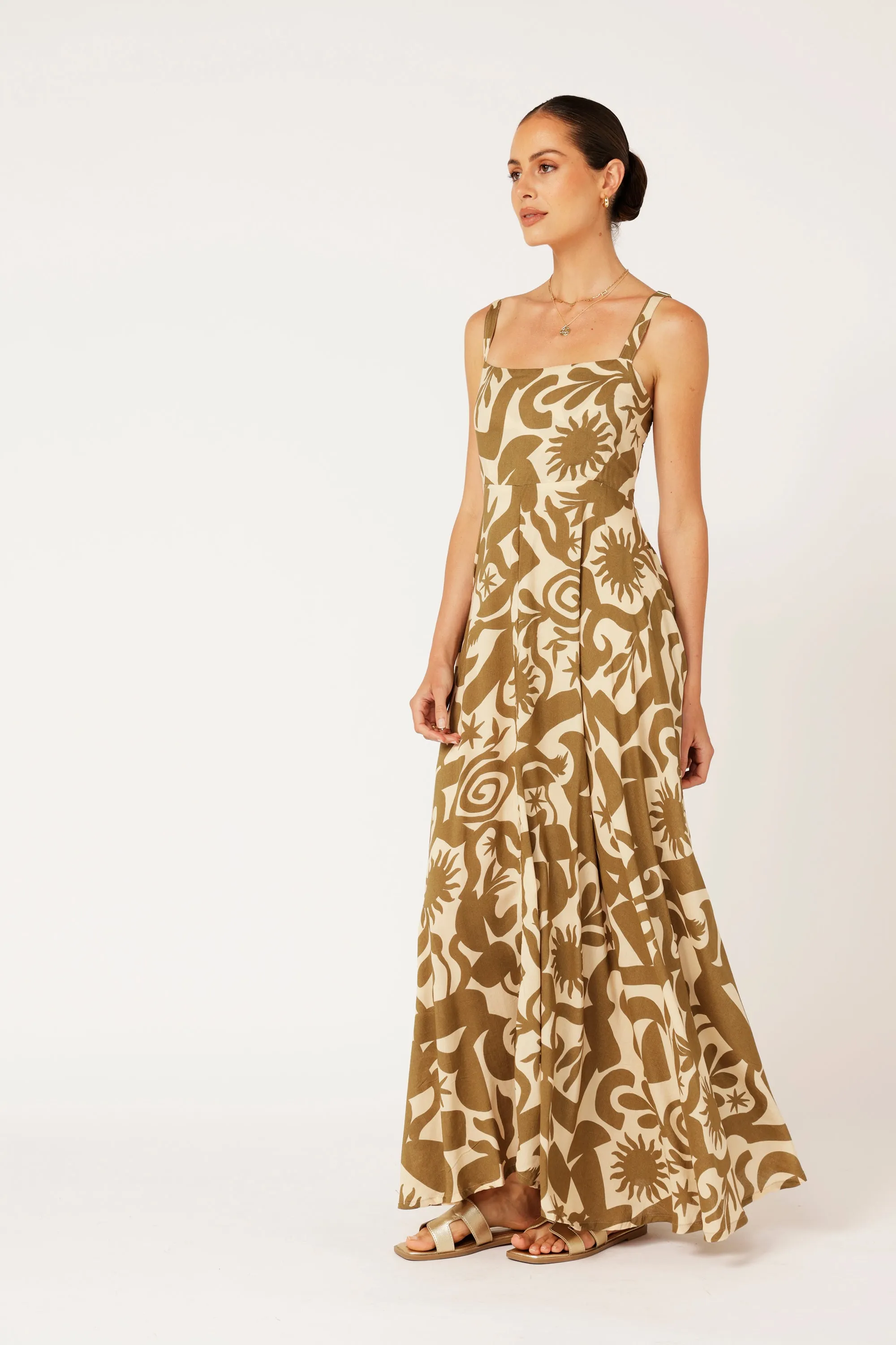 Positano Dress | Soleil Khaki