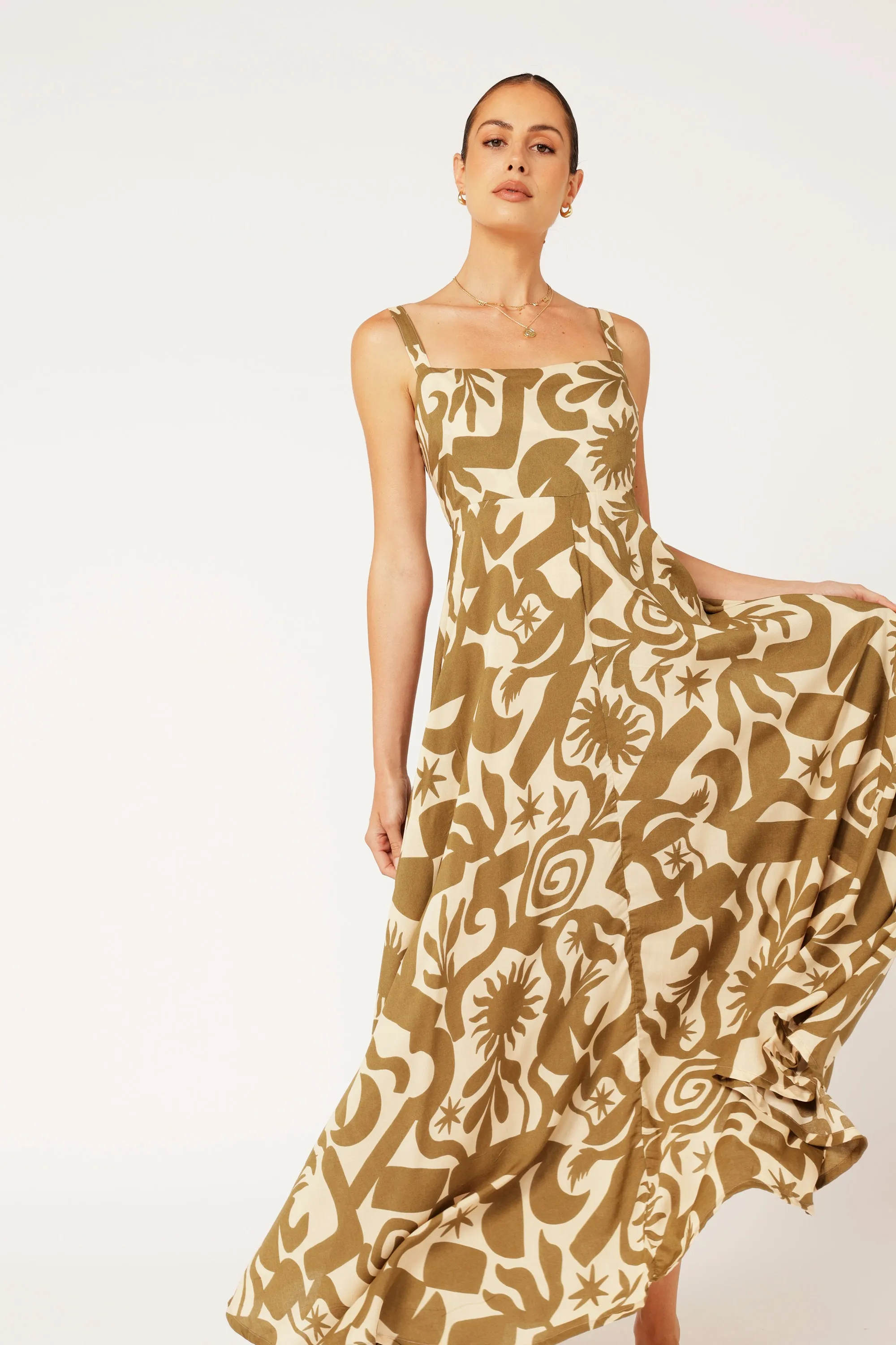 Positano Dress | Soleil Khaki