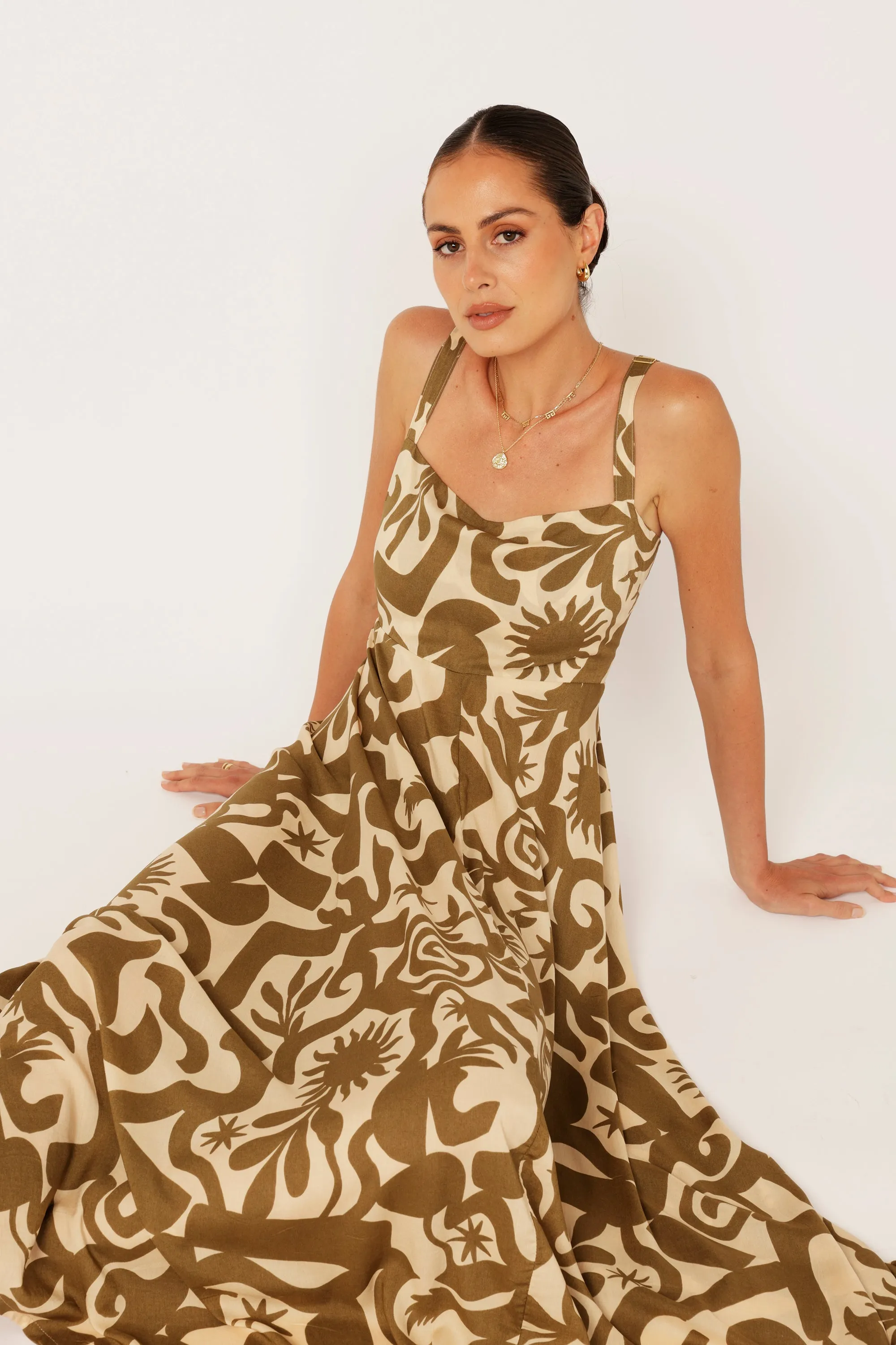 Positano Dress | Soleil Khaki