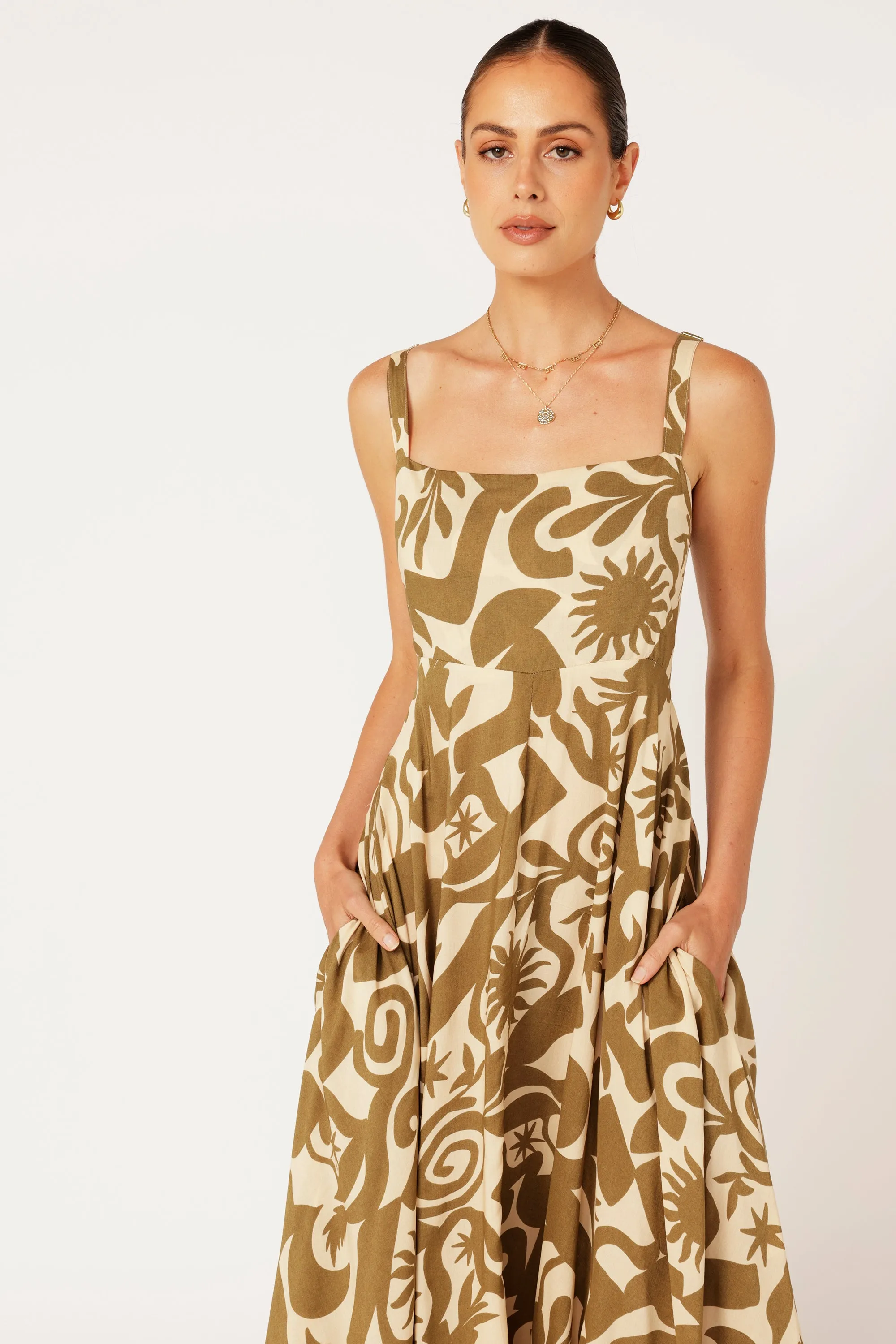 Positano Dress | Soleil Khaki