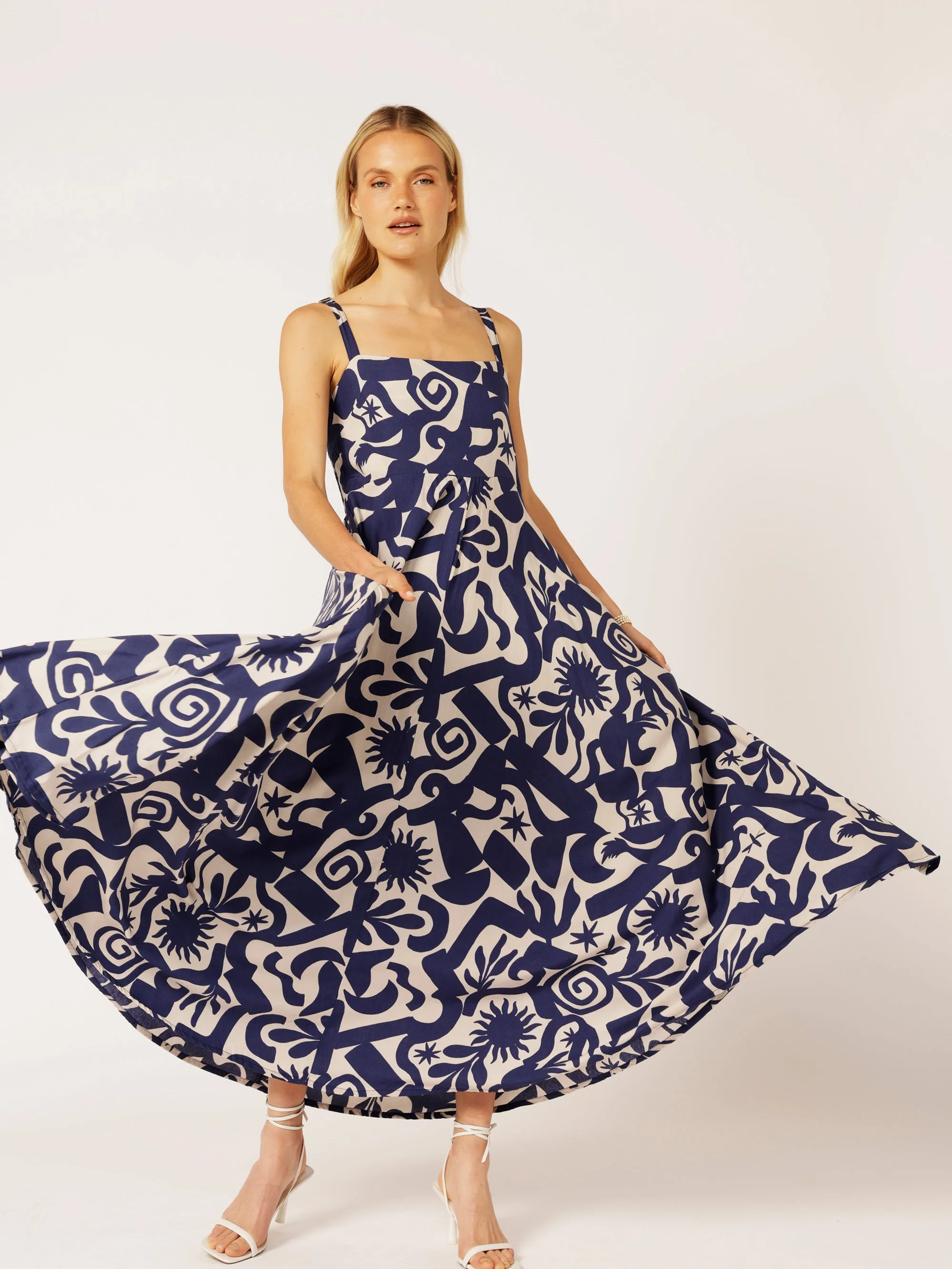 Positano Dress | Soleil Navy