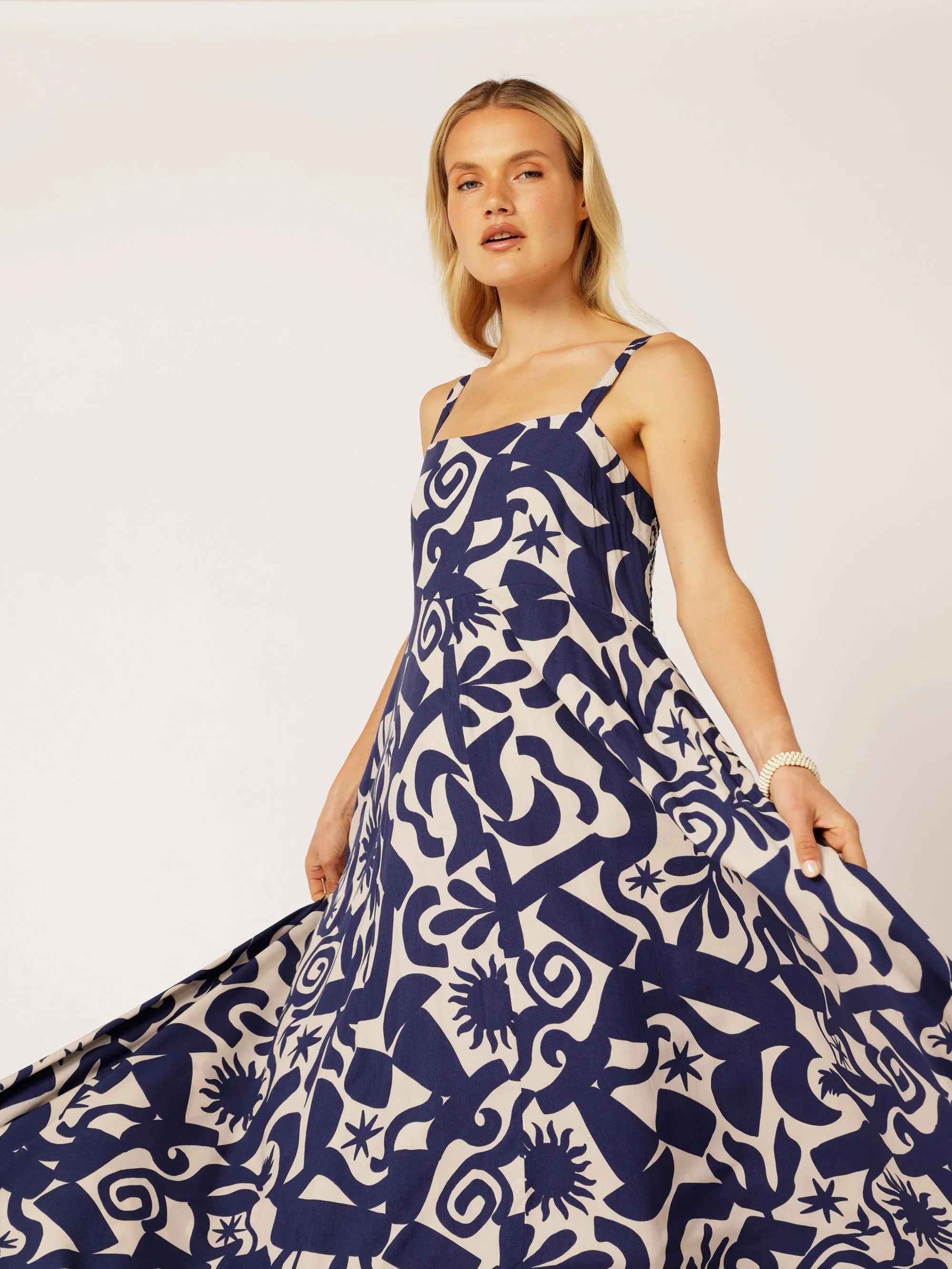 Positano Dress | Soleil Navy
