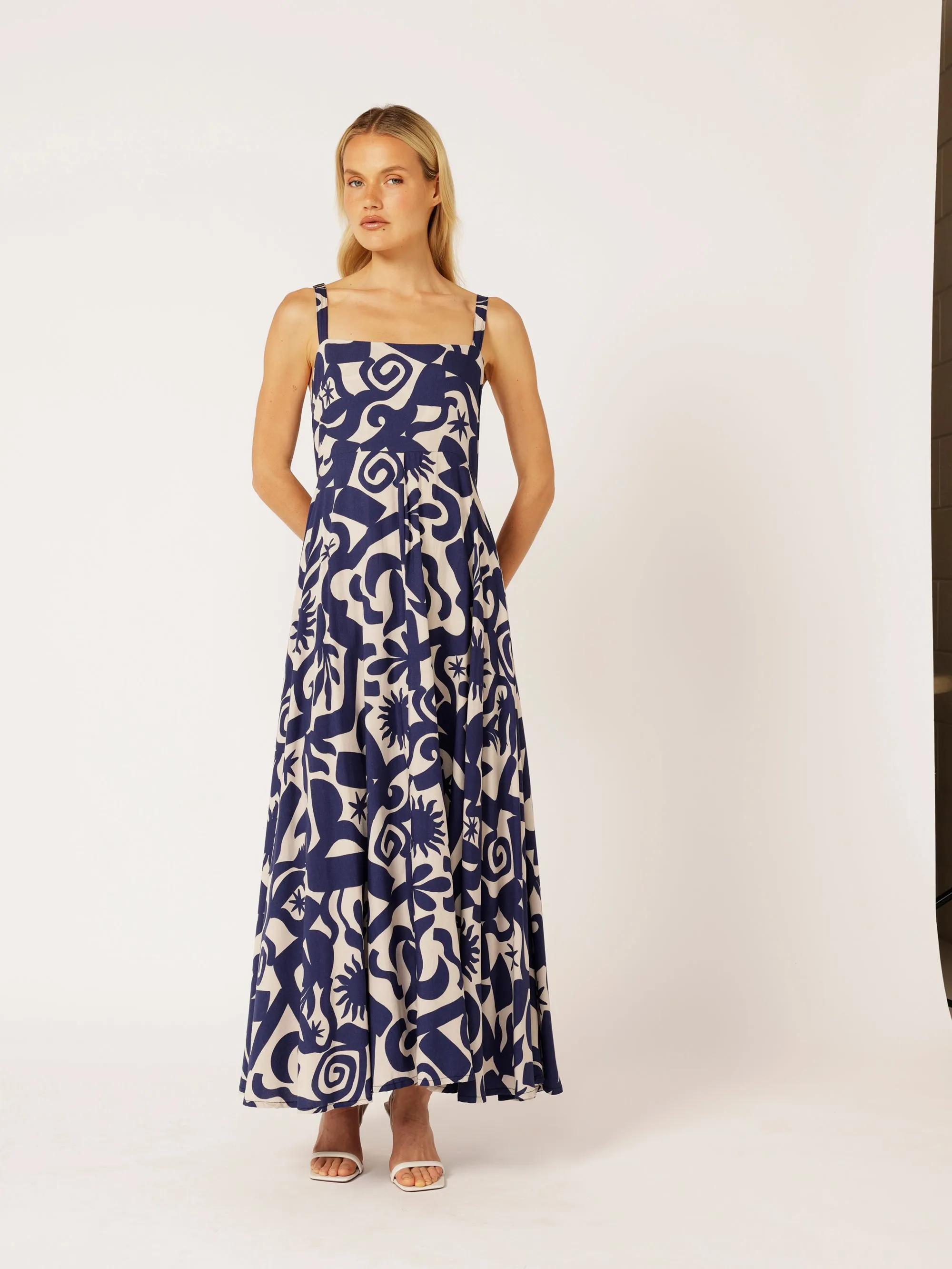 Positano Dress | Soleil Navy