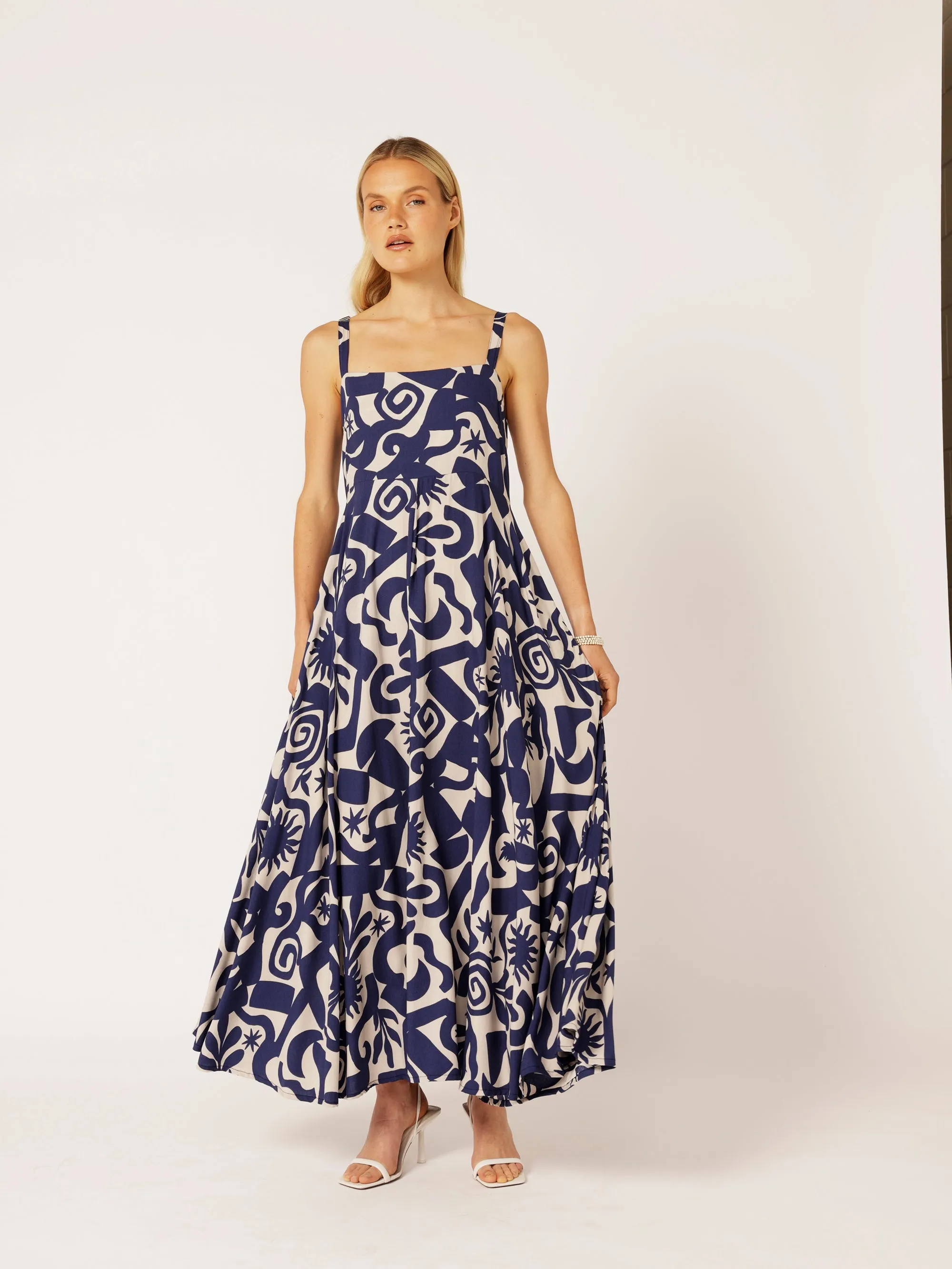 Positano Dress | Soleil Navy
