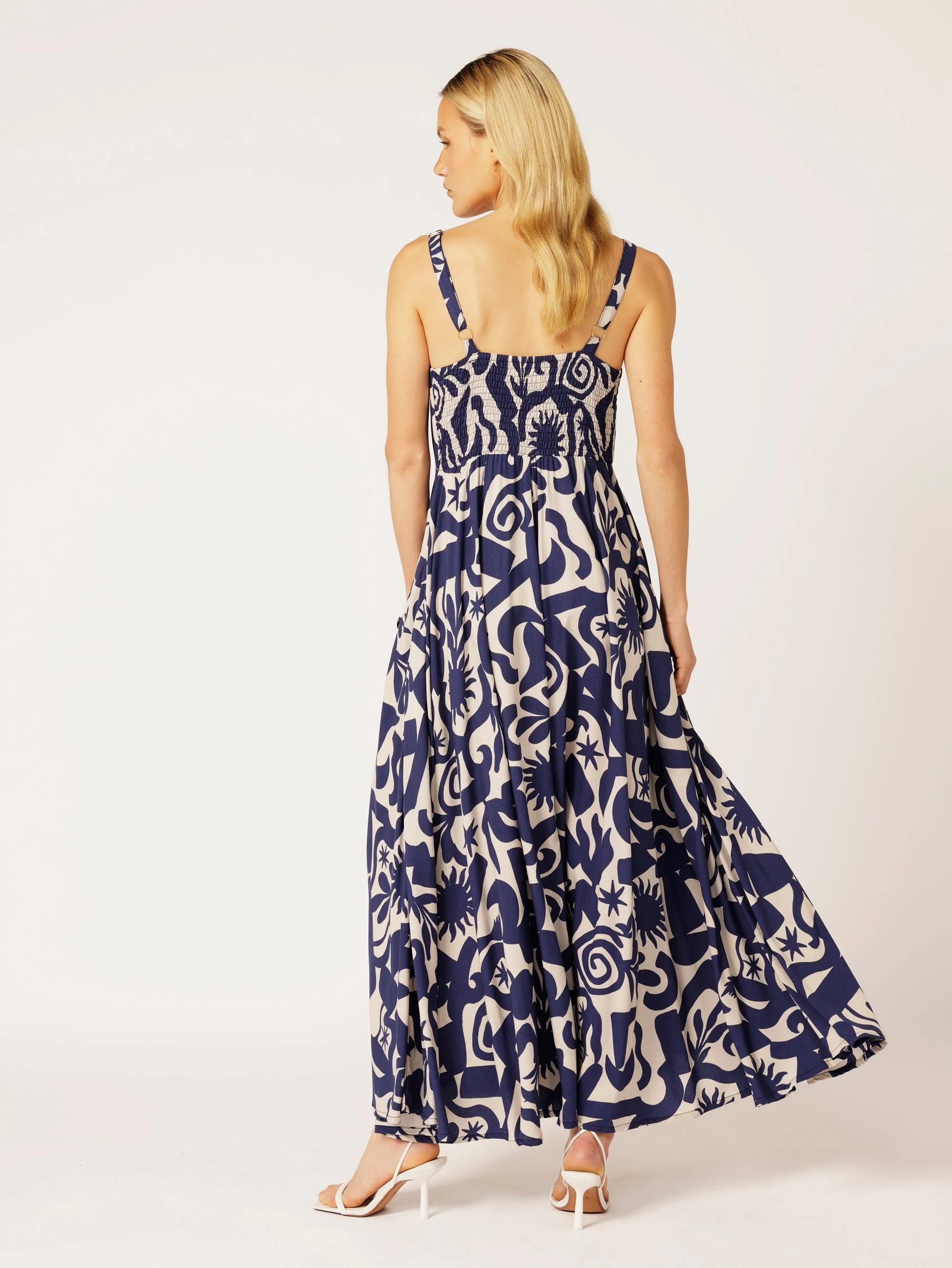 Positano Dress | Soleil Navy
