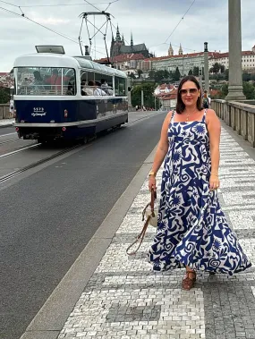 Positano Dress | Soleil Navy