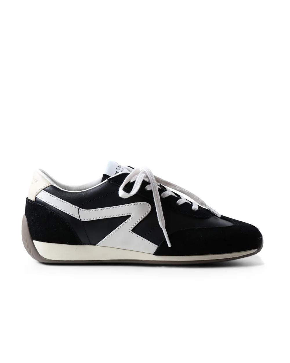 Retro Runner Slim Sneaker in Black