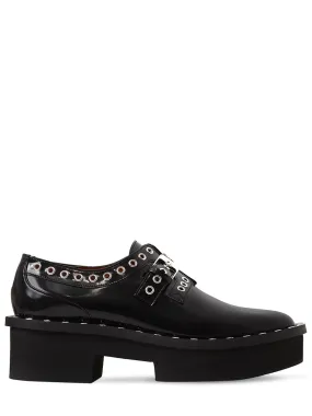 Robert Clergerie Black Patent Leather Eyelet Loafers Shoes 36 Uk 3 US 6 ladies
