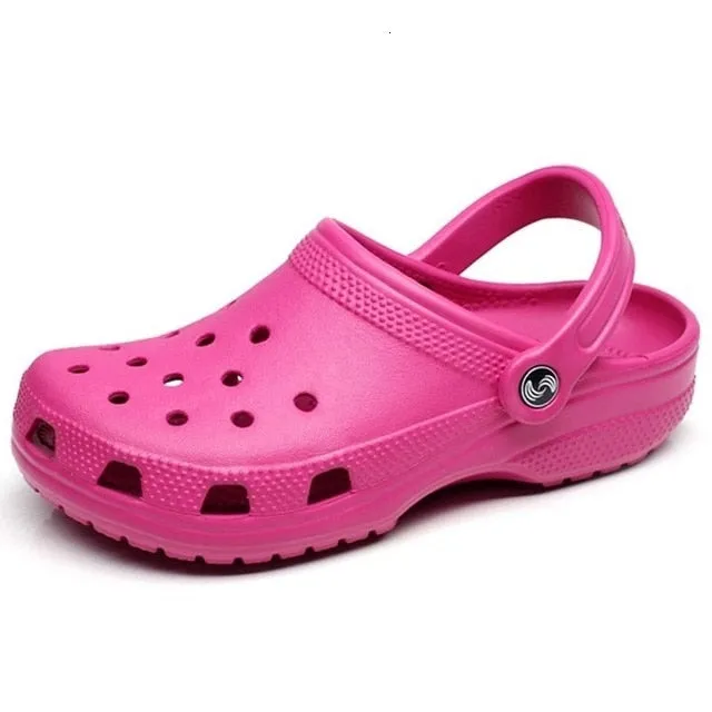 Summer Unisex Clogs Quick Dry Casual Home Slippers