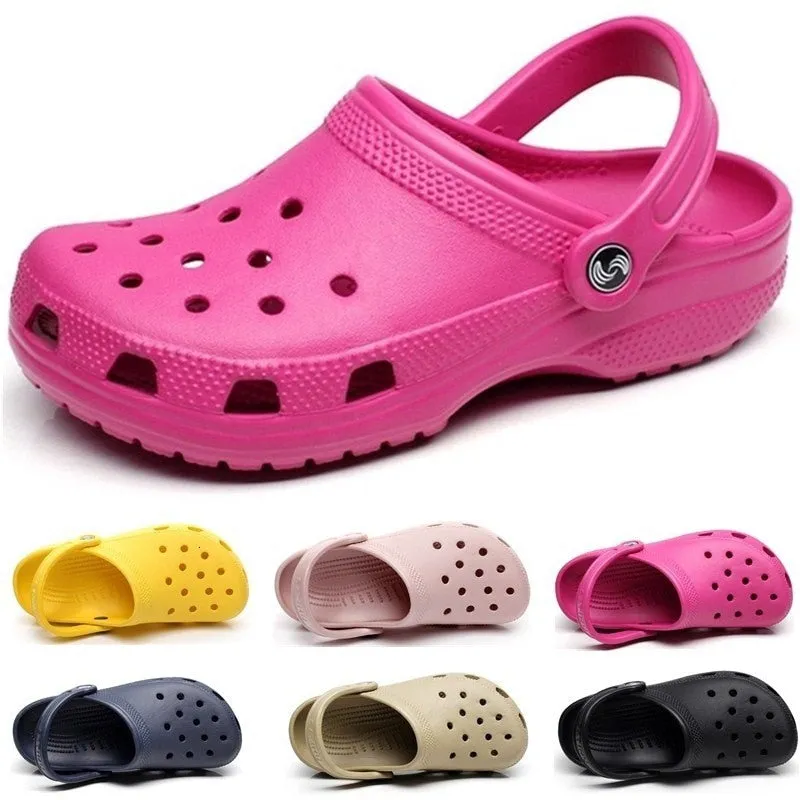 Summer Unisex Clogs Quick Dry Casual Home Slippers