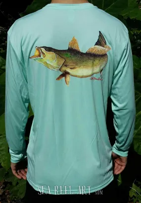 Trout Long Sleeve Quick Dry Crewneck T-Shirt