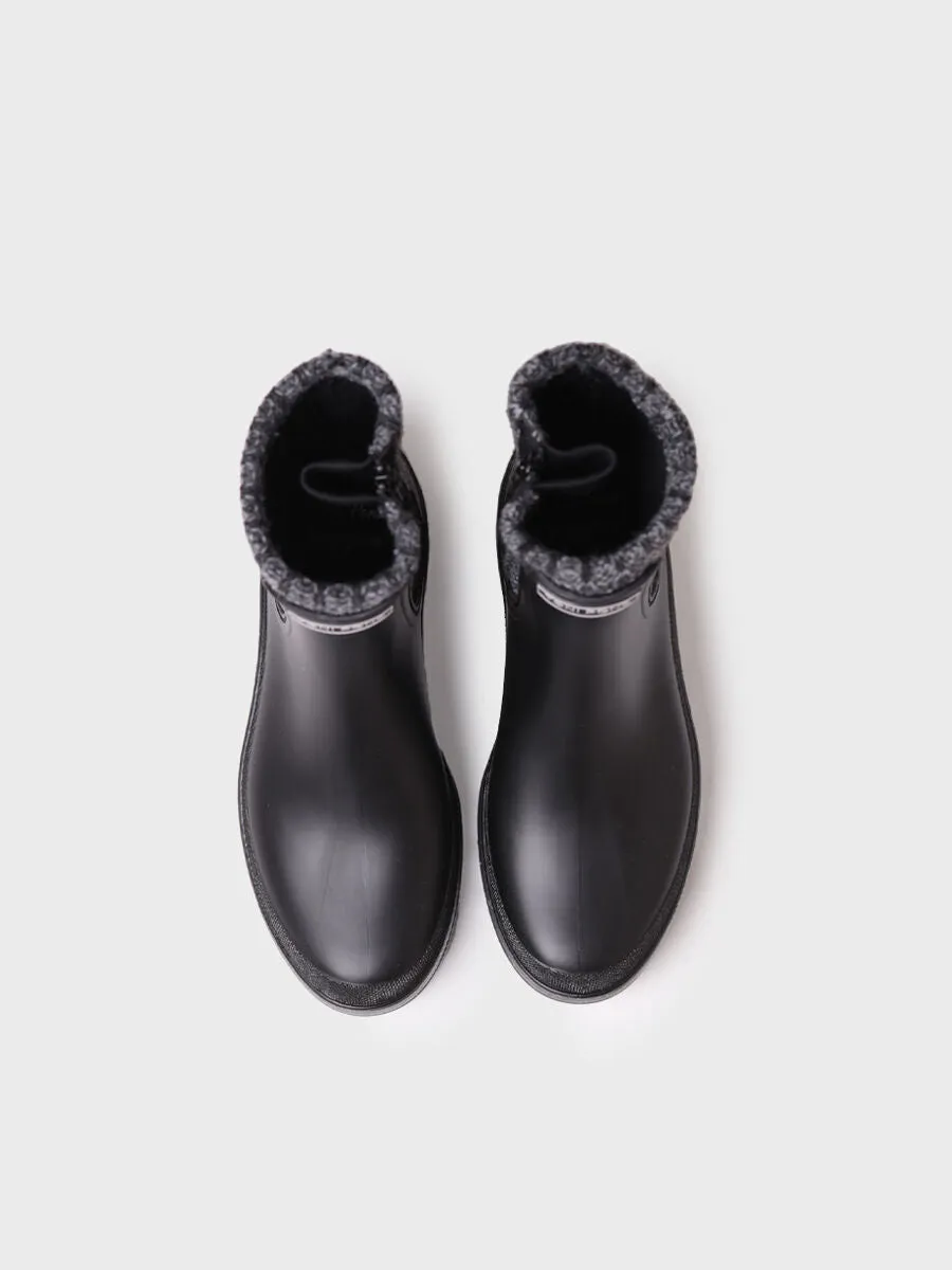 Women's rain Ankle boot in Black - CAMOS